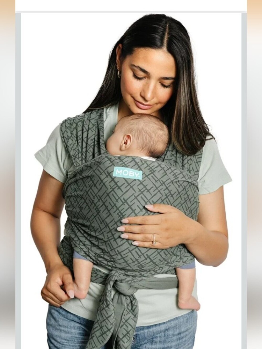 MOBY Wrap. Lightweight and adjustable. New with Box. Color: Olive Etch